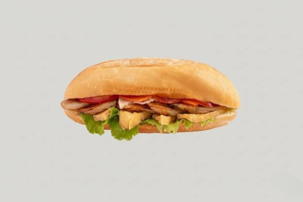 Bánh mì đậu hũ & nấm chiên